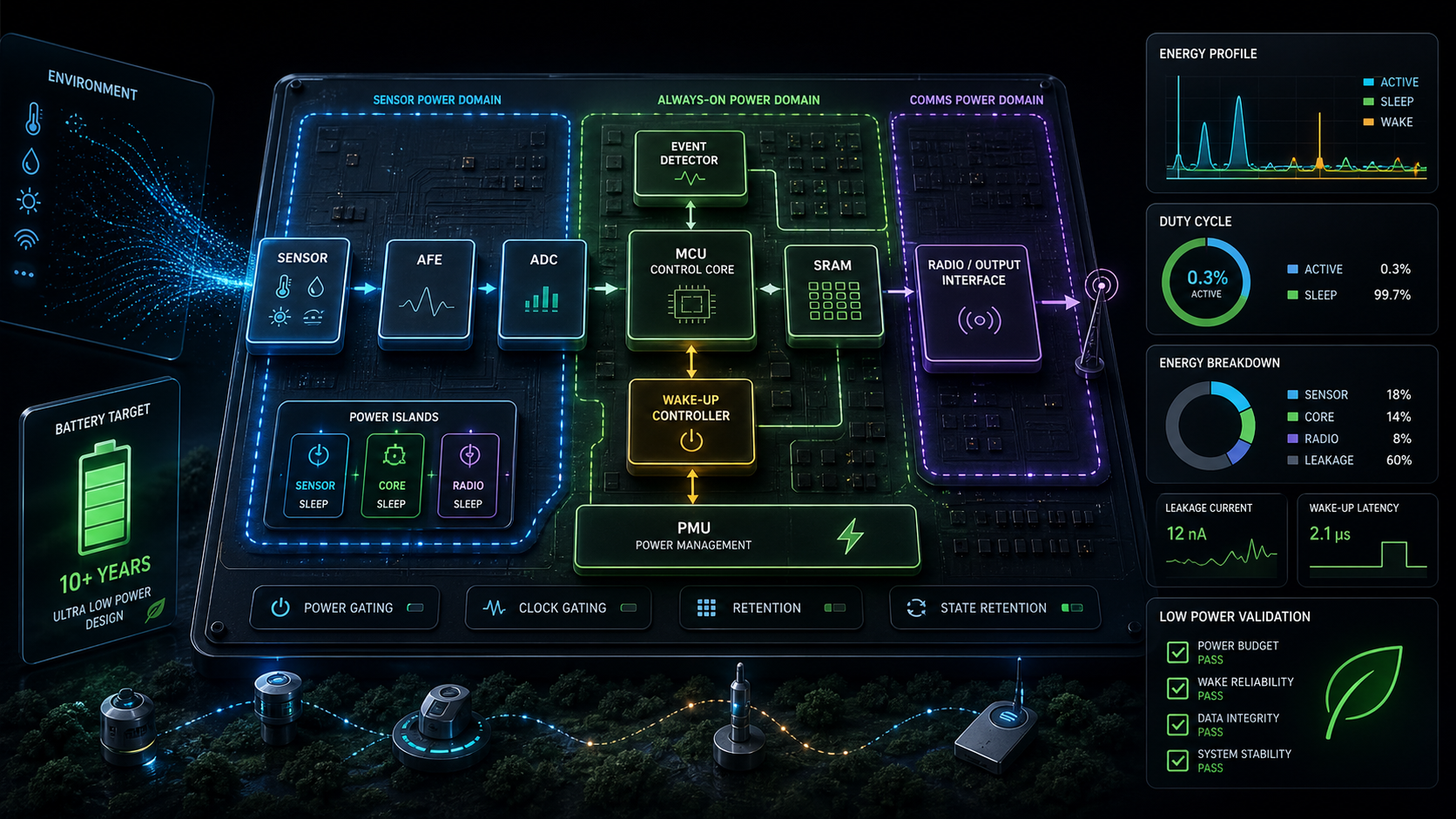 Low-Power Sensor SoC